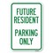 Signmission Reserved Parking Sign Future Resident Pa Heavy-Gauge Aluminum Sign, 12" x 18", A-1218-23050 A-1218-23050 - alternate 1